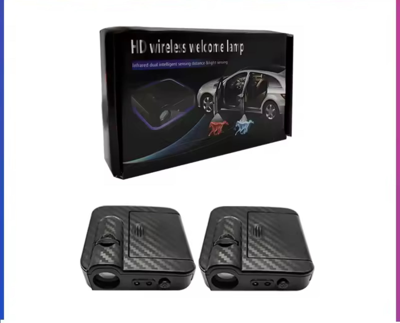 projecteurs LED pour portières de voiture.