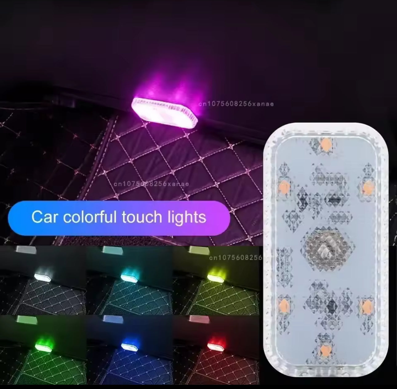 Lumières intérieures de voiture sans fil